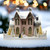 Cody Foster Elegant Ivory Manor Christmas Village Building