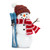 Snowman With Skis Resin Figurine