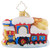 Christopher Radko 2.5" Choo Choo Express Gem Ornament Festive Holiday Delight