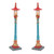 Department 56 - Christmas in the City Village - Chinatown Post Lamps Set Of 2