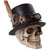 Steampunk Skull With Top Hat Figurine