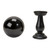 Small Black Crystal Ball on Stand