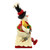 Cheerful Snowman Polymer Clay Holder - 6.5 Inches