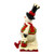Cheerful Snowman Polymer Clay Holder - 6.5 Inches