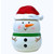 Cheerful Snowman Dolomite Cookie Jar