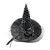 Elegant Black And Silver Witch Hat