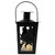 Witch Silhouette Metal Lantern With Timer Tea Light