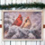 15" Fiber Optic Cardinal Canvas Art