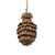 Cozy Hedgehog Pinecone Ornament