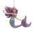 Enchanting Purple Tail Mermaid Ornament, 4.5" Resin, Kurt Adler E0985