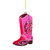 Pink Cowgirl Boot Ornament