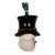 Cheerful Snowman Head Lights