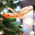 Autumn Dragonfly Ornament - Orange