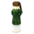 Santa in Fur Hat Candy Container