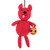 Wool Red Animal Trick or Treat Ornament