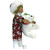 Byers' Choice Toddler with Teddy Bear Caroler