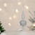 Frosted Glass Finial Tree Topper