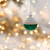 White and Green Ball Ornament