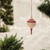 Turned Wood Tear Drop Ornament