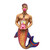 Blow Fish Merman Ornament