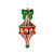 Fairground Finial Green Bow Ornament