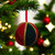 Red & Green Velvet Ball Ornament