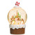 Lit Animated Gingerbread Village Snow Globe