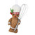 Gingerbread Man with Whisk Ornament