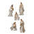 Etched Nativity 5-Piece Set