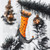 Witch Boot Ornament – Orange
