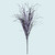 28-Inch Purple and Black Glitter Web Spray Pick