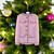 Cody Foster Pink Luxe Tweed Jacket Ornament