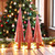 Cody Foster Flocked Stripe Trees Set of 3