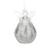Luxury Lite Frosted Glass Pine Branch Angel Ornament