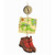 Explorer's Hiking Boot & Map Ornament