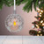LED Glass Orb With Oval Gems Ornament