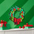 Holly Wreath with Bow Infinity Light