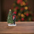Bear with Tree and Cardinals Figurine