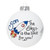 Heart Gifts Son Rocket Glass Ornament