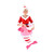 December Diamonds Santa's Head Baker Mermaid Ornament