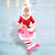 December Diamonds Santa's Head Baker Mermaid Ornament