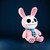 Furrybones Bun-Bun Skeleton Bunny Plush