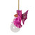Peony Bubble Rider Fairy Ornament