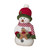 Plush Holiday Snowman with Red Hat and Scarf