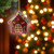 Bedazzled Gingerbread House Ornament