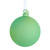 Green Glow-in-the-Dark Glass Ball Ornament