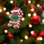 Gingerbread Man with Candy Cane Ornament