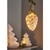 Lumineo Micro-LED Clear Pinecone Glass Ornament