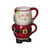 Stacked Santa Dolomite Mug Set