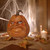 Medium Resin Harvest Grumpy Face Pumpkin Head